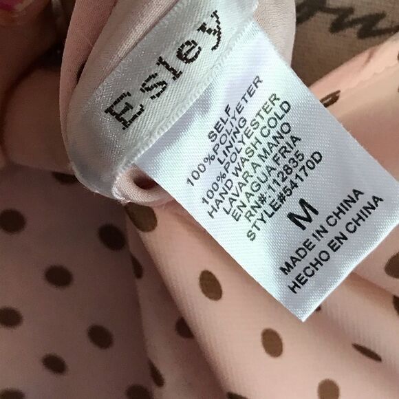 Esley medium Pink sleeveless dress Cinched…waist - Picture 7 of 10